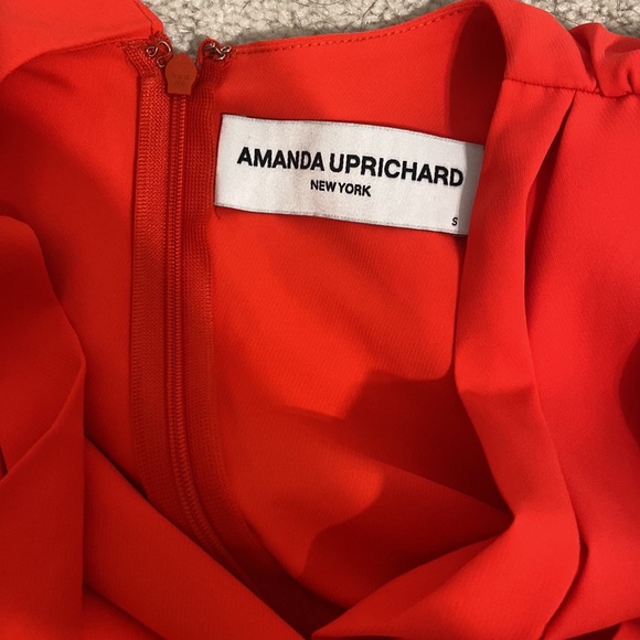 Amanda Uprichard Demetra Dress in Crimson, size S - Picture 7 of 7